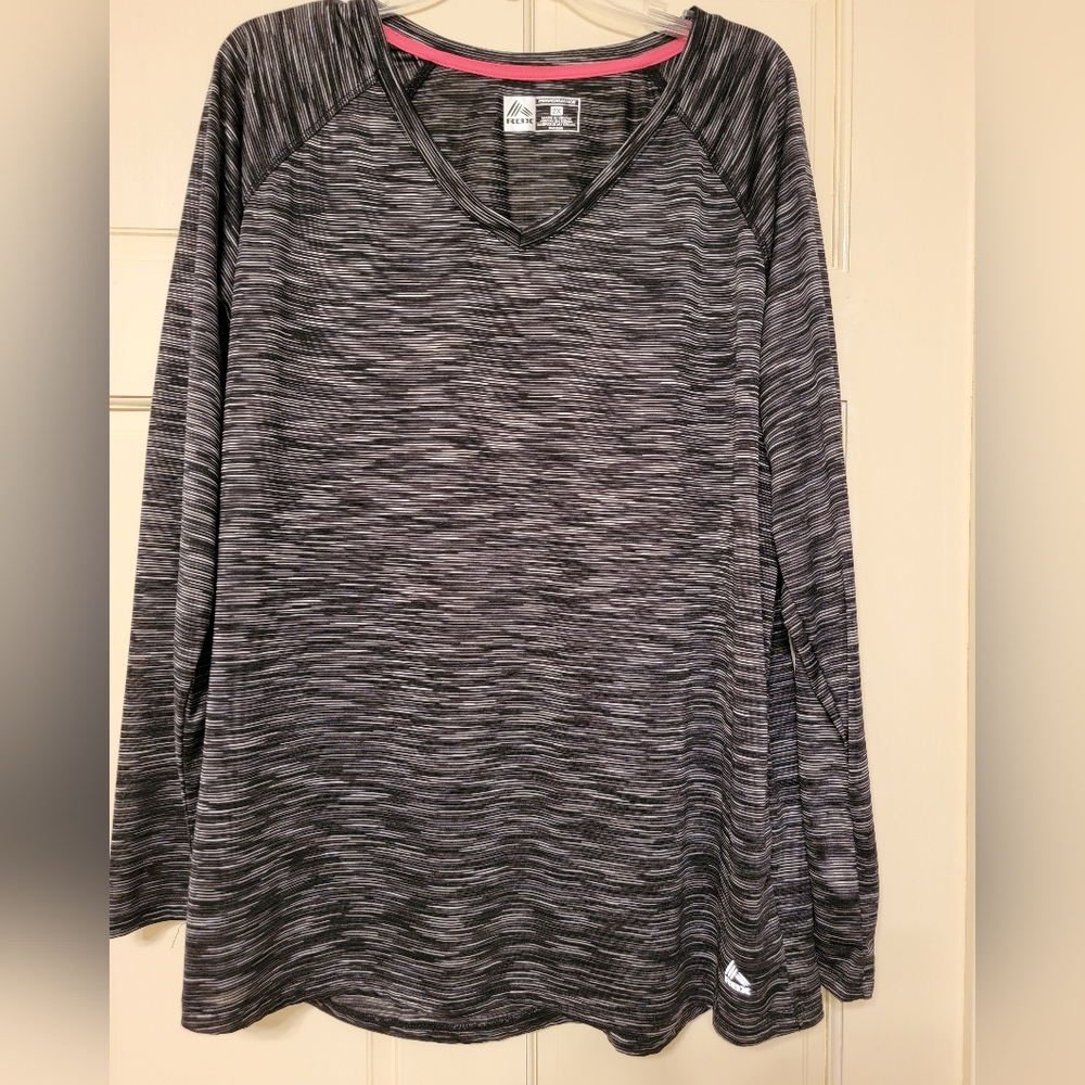 RBX Black and Gray Women's Shirt